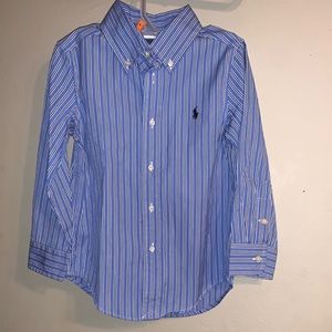 Slim Fit Striped Dress Shirt